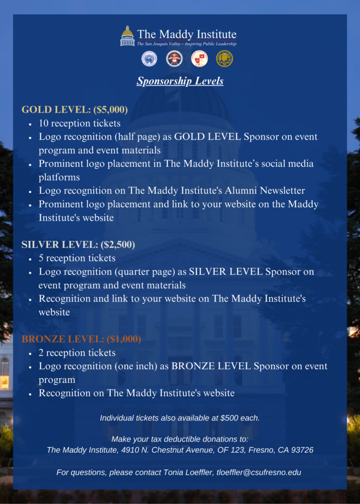 Maddy Institute Events